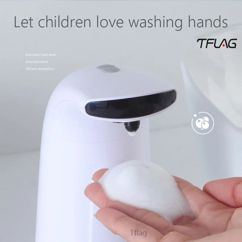 

In Stock Tflag Automatic Induction Foaming Hand Washer Wash Automatic Soap 0.25s Infrared Sensor Automatic Foam Hand Washer Xiom