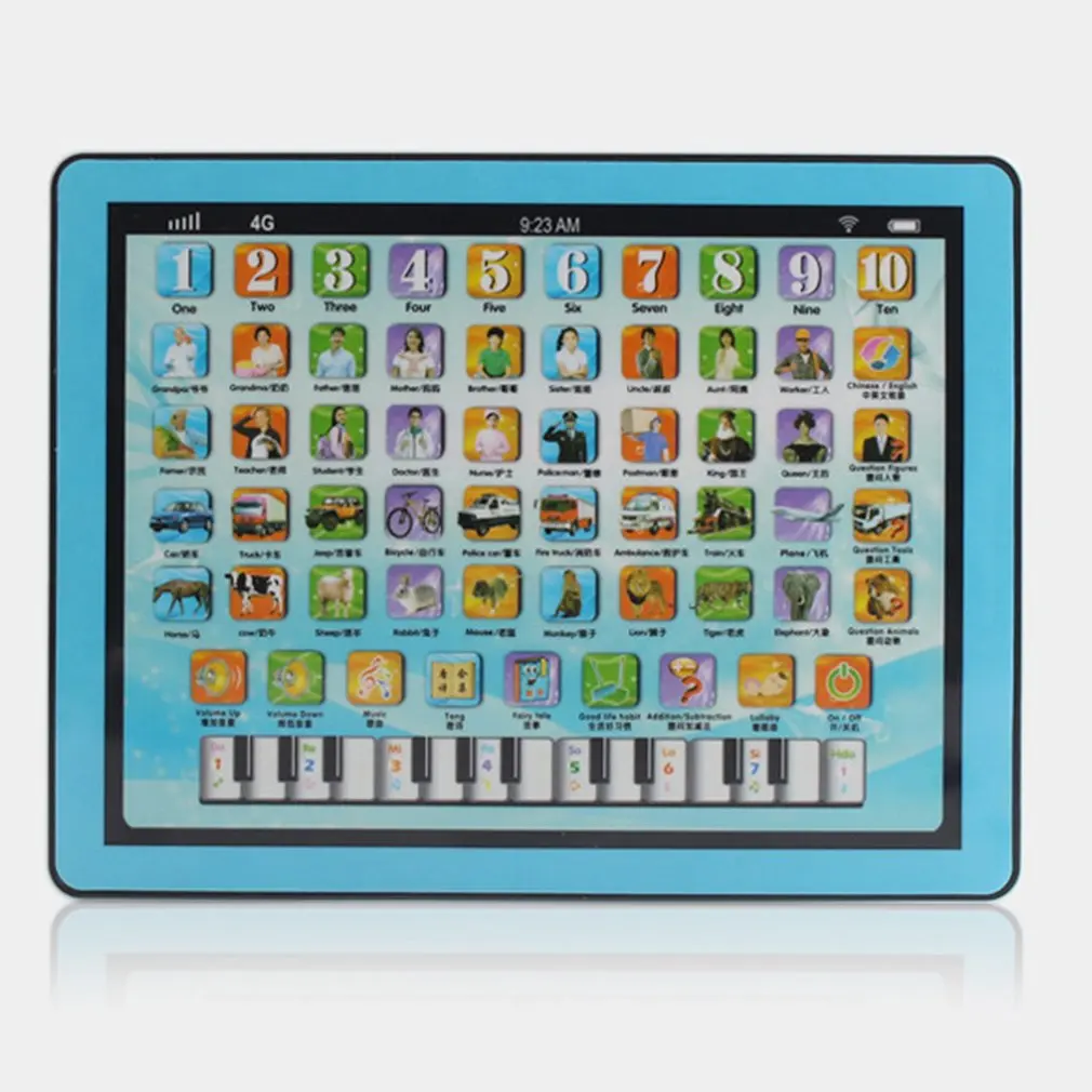 

Baby English Early Learning Study Machine Child Kids Computer Tablet Touch Screen USB Charging Educational Toys For Children