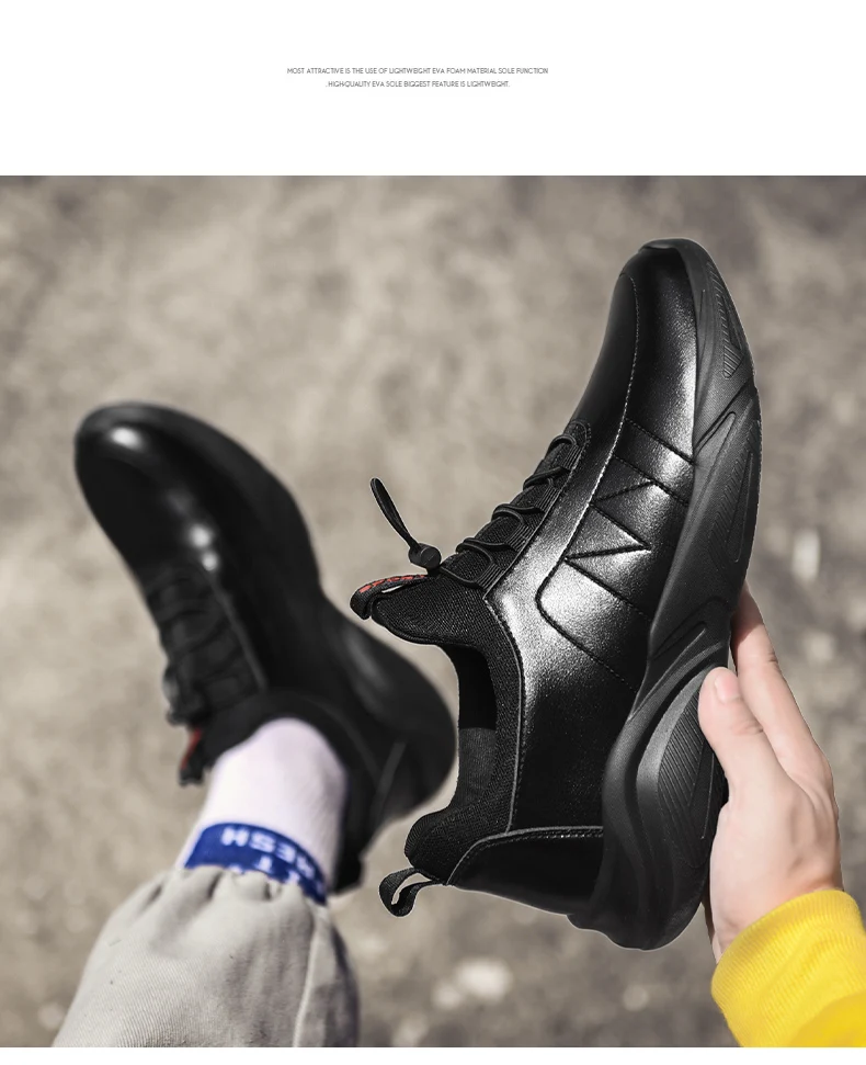 Damyuan/кожаная мужская повседневная обувь; Tenis Masculino Adulto; светильник; Мужская обувь; 46; прогулочная обувь размера плюс 48; гибкая Осенняя повседневная обувь