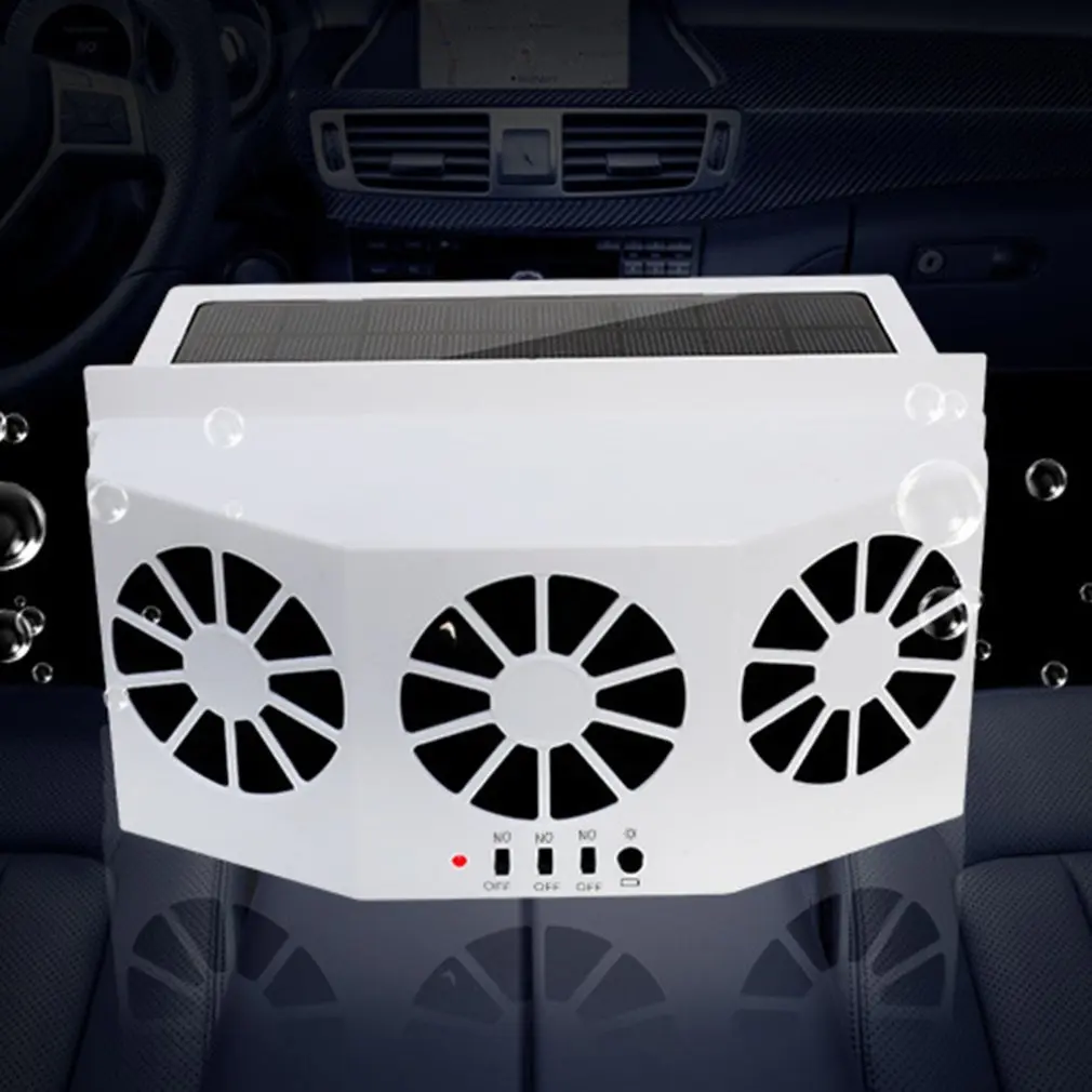 Материал Автомобильный Вентилятор Desuperheater Солнечный автомобильный вытяжной вентилятор Радиатор Портативный прочный многопозиционный регулятор