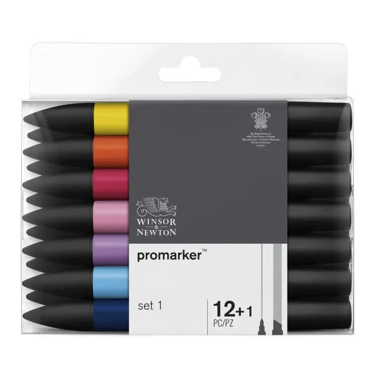 Winsor & newton caneta marcador profissional 6