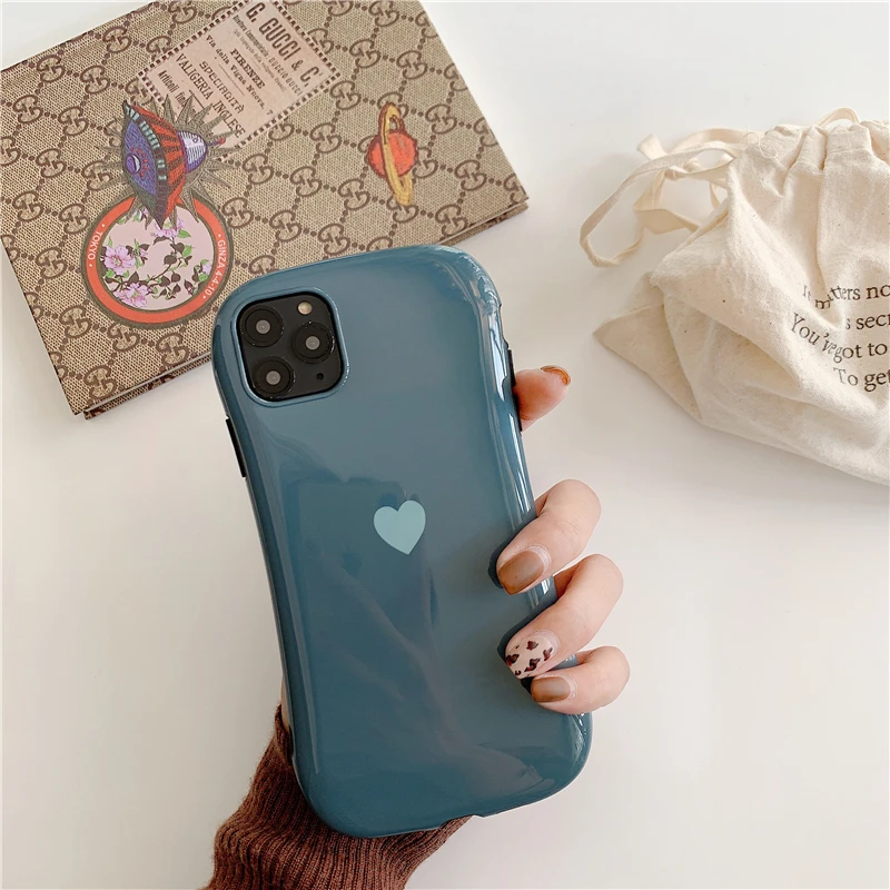 Цветной чехол для телефона с сердечками и дугой Anri-fall для iphone 11, 11Pro Max, XR, X, XS, Max, 7, 8 Plus, гладкая задняя крышка, чехол s, Fundas