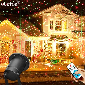 

Outdoor Moving Fairy Sky Star Laser Projector Showers Garden Lawn Light LED Stage Lights for Home DJ Party Christmas Tree Decor