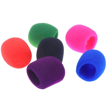 

Hot sale 5PCs Microphone Headset Grill Windscreen Sponge Foam Cover For Recording Mic