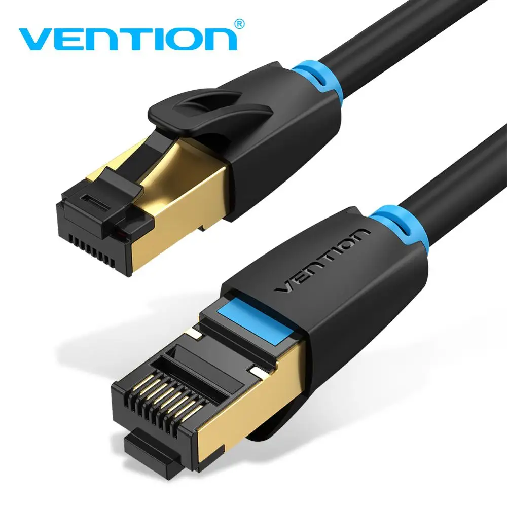 

Vention Cat8 Ethernet Cable RJ 45 Network Cable FTP Lan Cable Cat 7 RJ45 Patch Cord 10m/20m/30m for Router Laptop Cable Ethernet