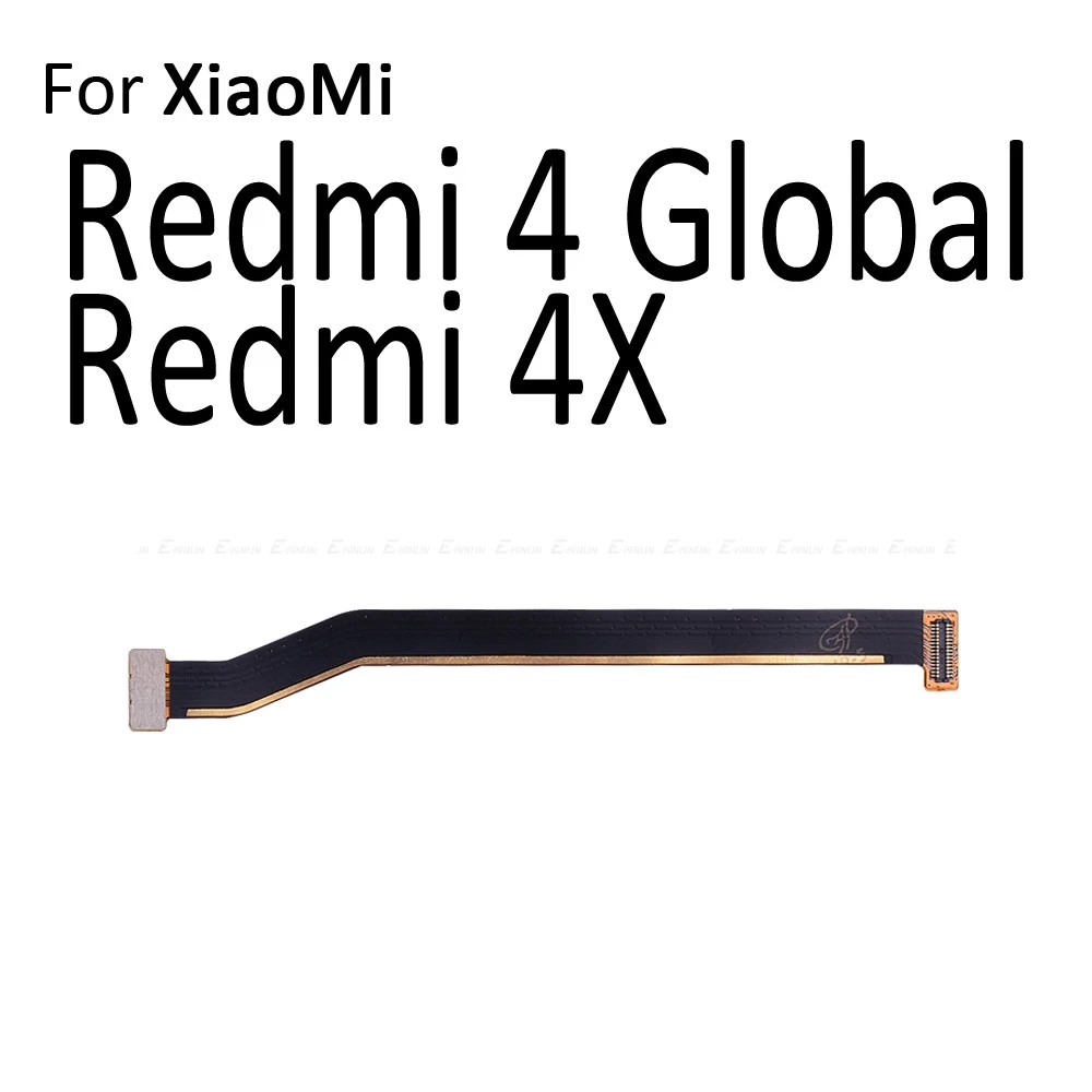 Основной разъем материнской платы ЖК-дисплей гибкий кабель для Xiaomi mi 5X A1 6X A2 красный mi 5 Plus 4A 4 Pro Note 4 4X Global 5 5A - Цвет: For Redmi 4X