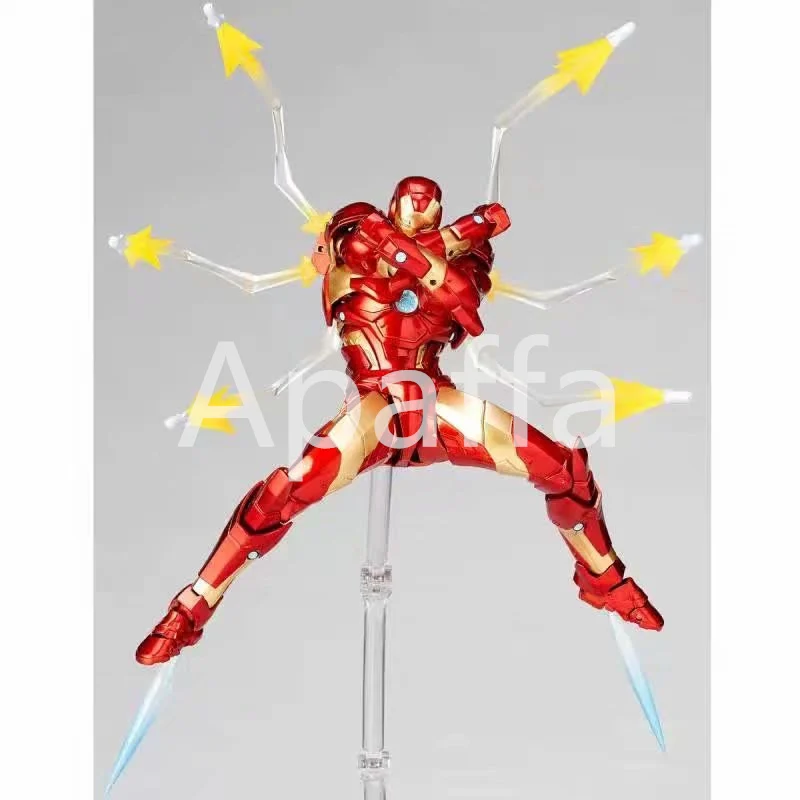 

Marvel Iron Man Avengers Amazing Yamaguchi Revoltech No 013 Iron Man MK37 Bleeding Edge Armor Action Figure Collectable Toy