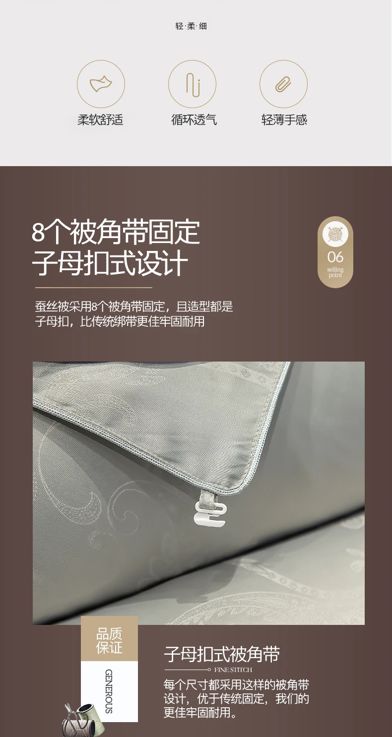 Natural Mulberry Silk Luxury Quilt Filling King Queen Full Size Comforter Winter Thick Silk Quilt Solid Color