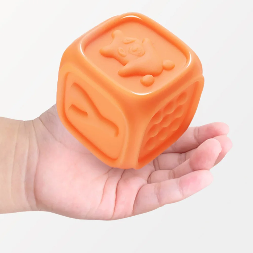 Детские захватывающие игрушки строительные блоки 3D сенсорные руки мягкие руки ловли Мячи Детские массажные с резиновым покрытием Прорезыватели Squeeze Игрушка мяч для ванной игрушки
