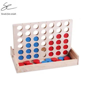 

NEW Connect Blue Red Four In A Row 4 In A Line Board Funny Family Parties Classic Bingo Games Wood Entertainment Travel Games