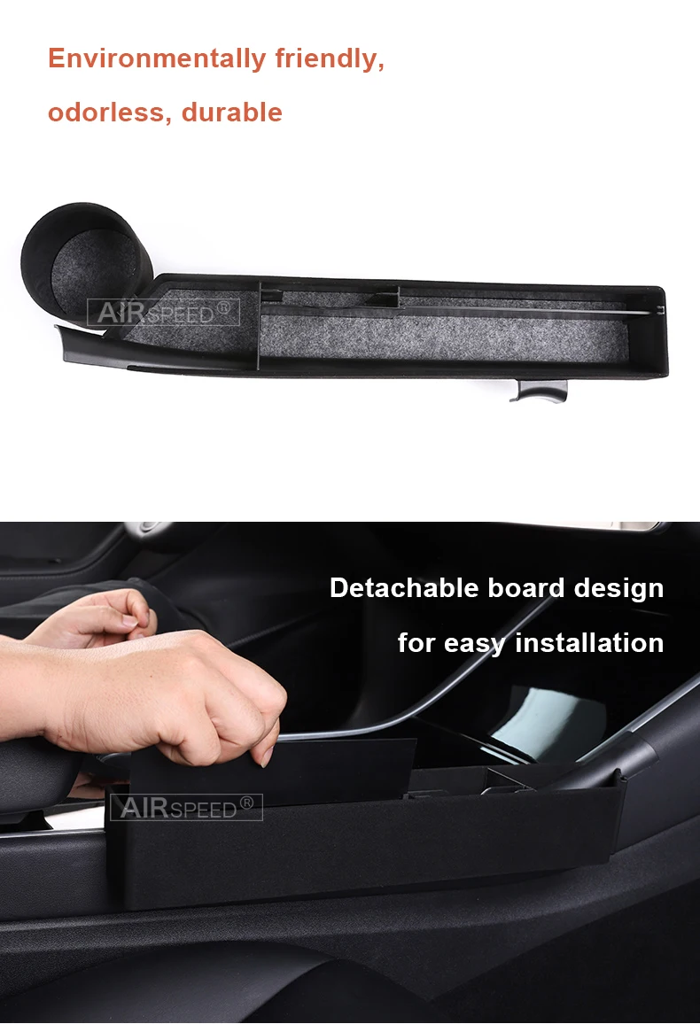 Velocidade do ar para Tesla Organizador de Armazenamento Assento do Carro Modelo Acessórios Side Fenda Gap Case Console Central Carteira Moedas Caixa Armazenamento 3 11 Velocidade do ar para tesla modelo 3