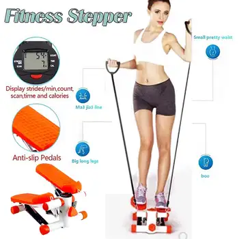 

Steppers Household Female Weight Loss With Pull Rope Machine Silent Indoor Multi-function Exercise Equipment Slimming Climbing