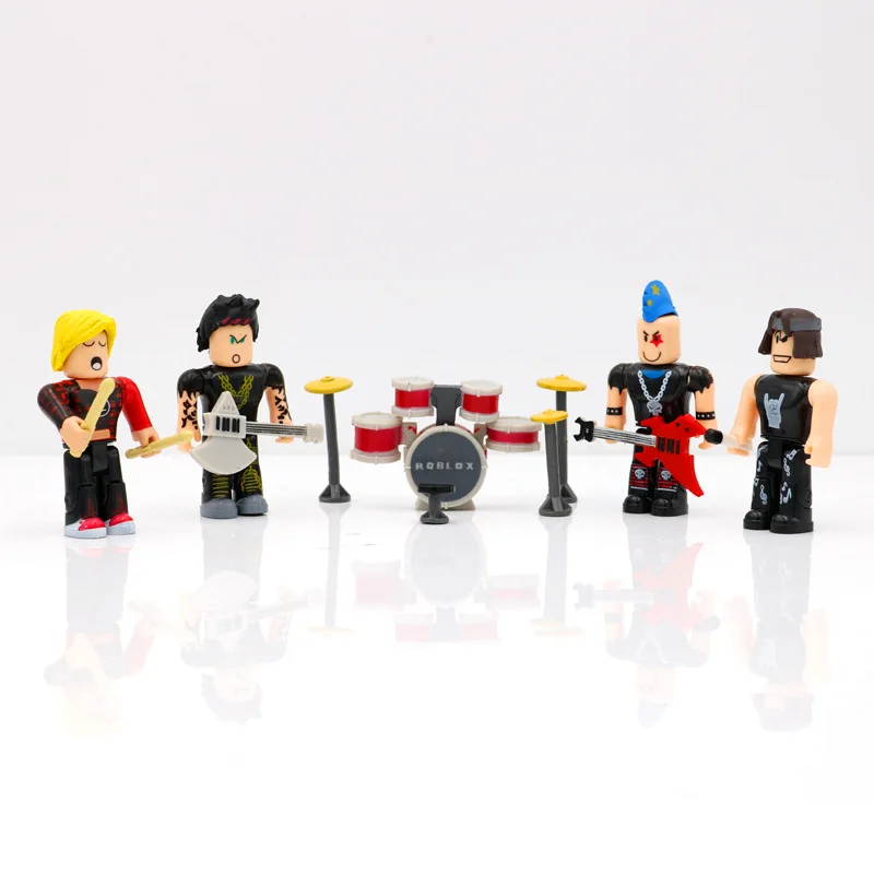 ROBLOX панк Rockers Mix & Match набор 7 см ПВХ Suite куклы для мальчиков игрушки модели Фигурки