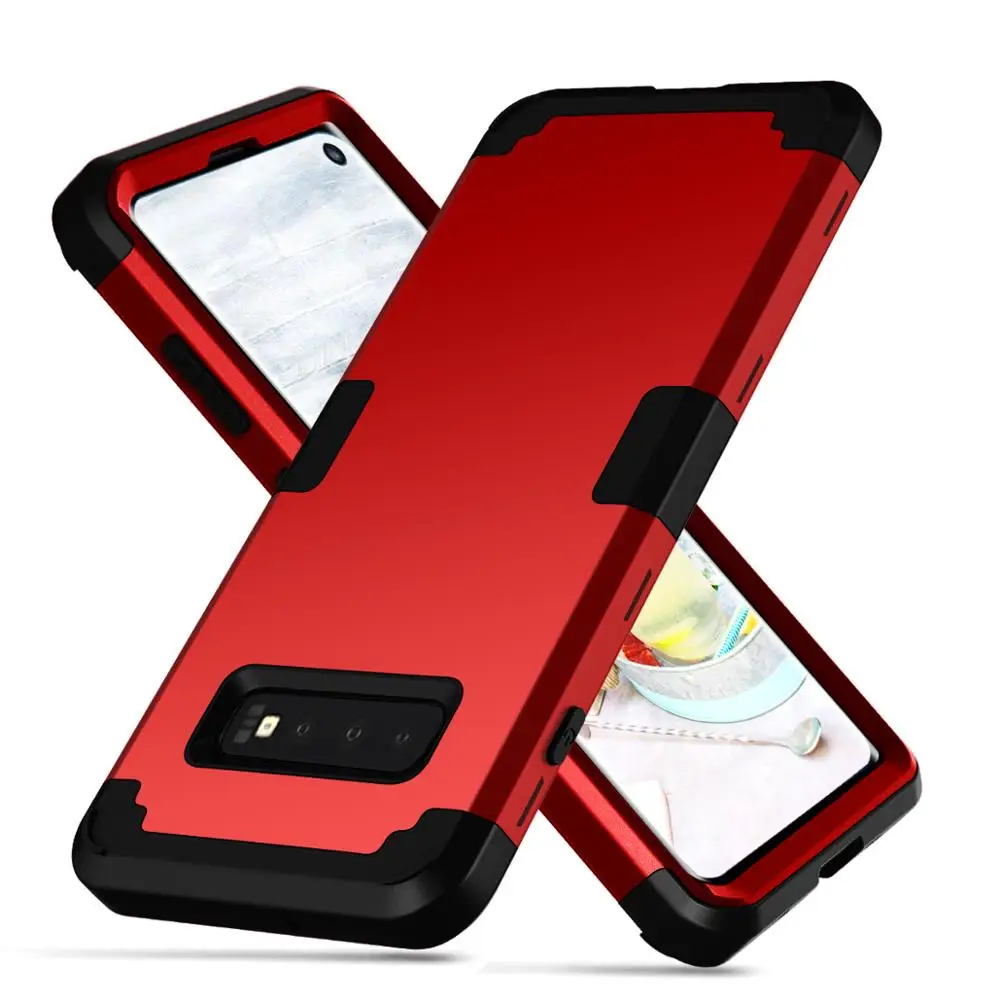 Shockproof Phone Case For Samsung Galaxy S8 S9 S10 Plus Heavy Duty Rugged Shock-Absorption/High Impact Resistant Hybrid 3 Layer | Мобильные