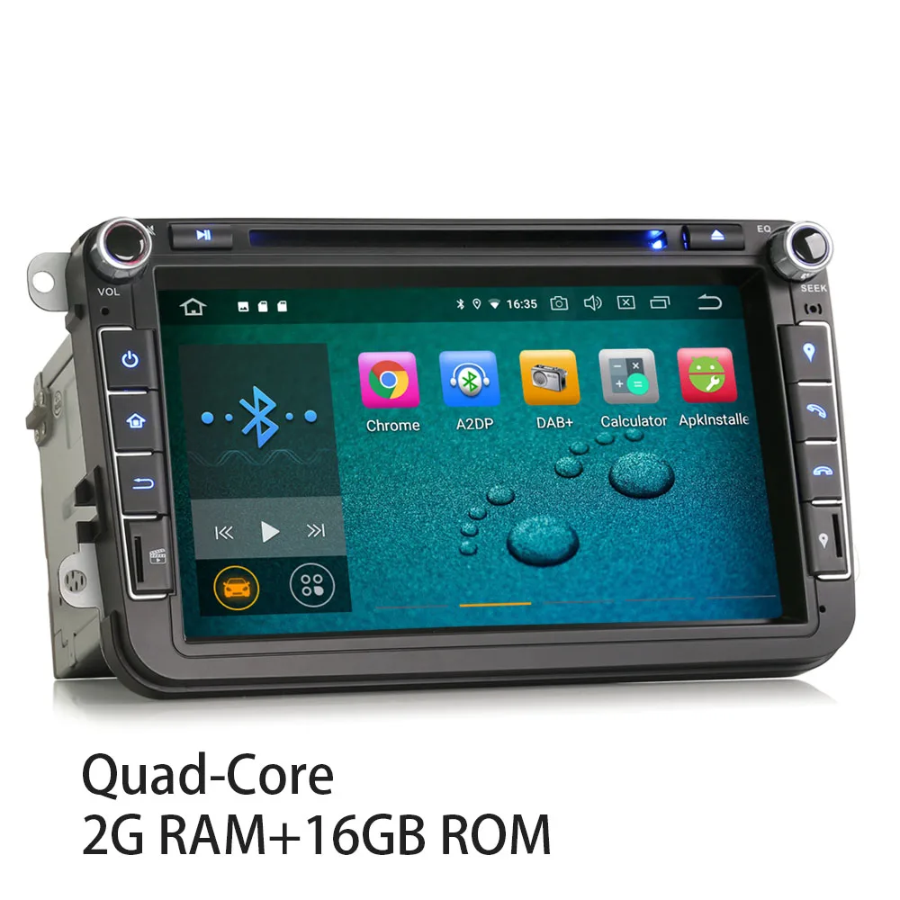2GB RAM 16GB ROM 7915 4815 Android 9,0 стерео для VW Golf 5 6 Touran Passat Caddy T5 Seat DAB+ TNT Радио авторадио мультимедийный плеер - Цвет: 2GB RAM 16GB ROM