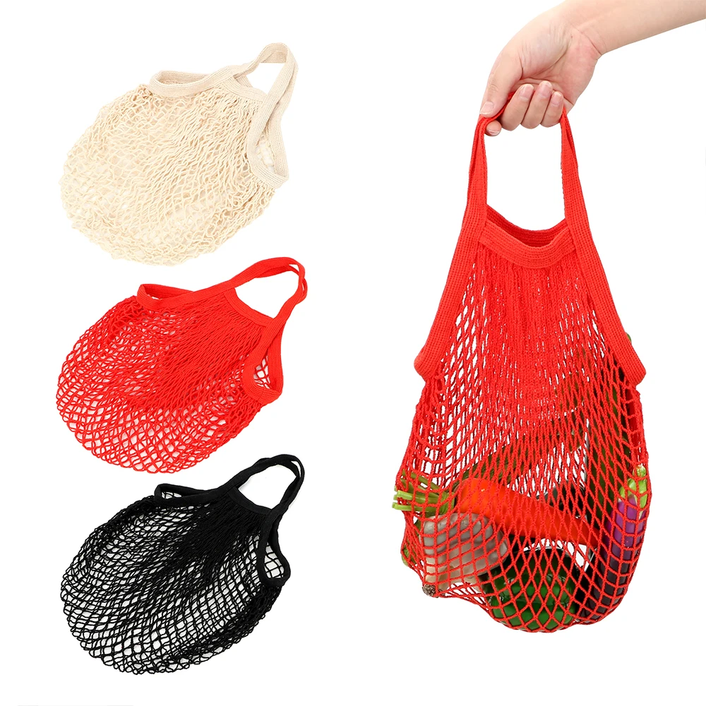 

NICEYARD Foldable Mesh Net Turtle Bag Fruit Storage Handbag Totes String Bag Reusable Storage Shopping Bags Home Organization