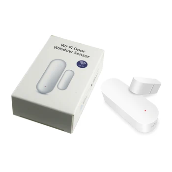 

Door Sensor detector Tuya Smart life Wifi Compatible with Alexa Google WiFi door / window sensor for remote control without hub