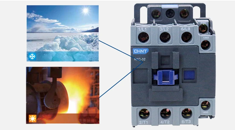 CHINT NXC-6 6A 9A 12A 18A 25A 32A контактор переменного тока 24V 36V 48V 110V 127V 220V 380V 415V 1 и 1 близко вспомогательный контакт
