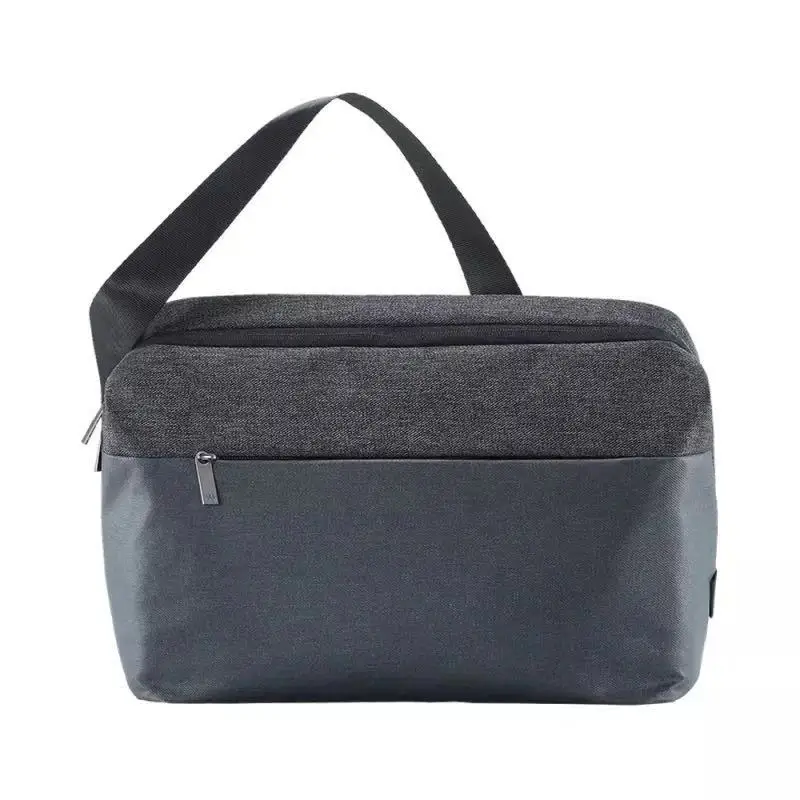 Xiaomi 90FUN сумка-мессенджер водостойкая сумка через плечо для женщин мужчин ранцы школа бизнес дорожная сумка два цвета - Цвет: Messenger Dark Grey