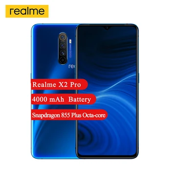 

Realme X2 Pro Smartphone Snapdragon 855 Plus Octa-core 6.5" 64MP Rear Camera 4000mAh NFC Cellphone