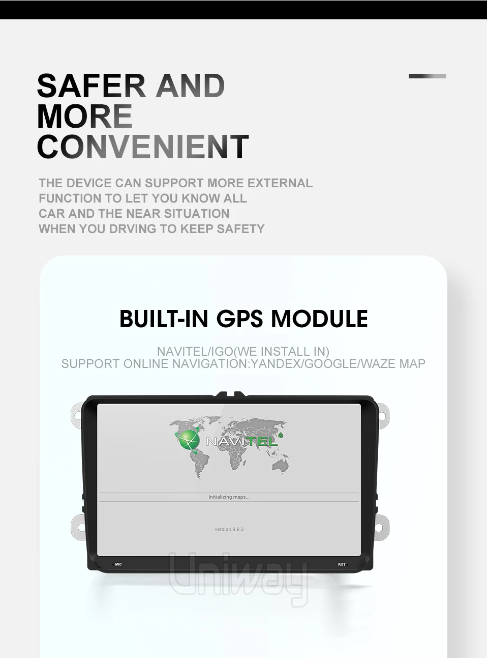 Flash Deal Uniway PX30 android 9.0 car dvd gps for vw passat b7 b6 golf 5 polo tiguan octavia rapid fabia with gps navigation radio player 10 Flash Deal Uniway PX30 android 9.0 car dvd gps for vw passat b7 b6 golf 5 polo tiguan octavia rapid fabia with gps navigation radio player 10