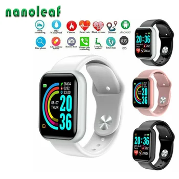 

Smart Bluetooth Watch IP67 Waterproof Heart Rate Monitor Fitness Tracker Bracelet Color Screen Blood Pressure Monitor Wristband