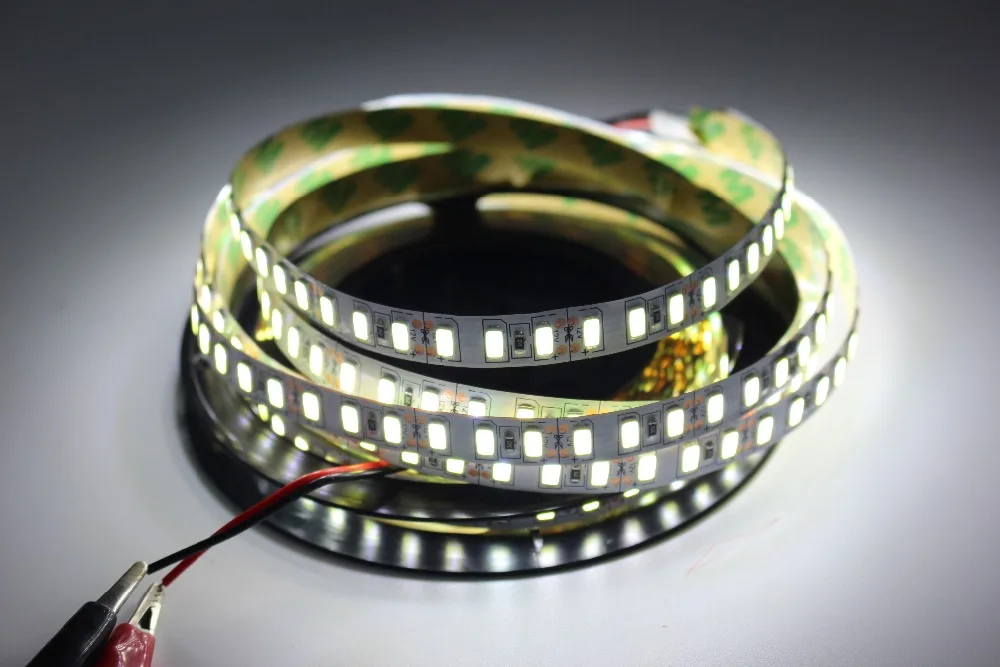 5630 не водонепроницаемый белый/теплый белый DC12V120leds/m 5 м Светодиодная лента SMD 5730 гибкая светодиодная лента светильник SMD Мода