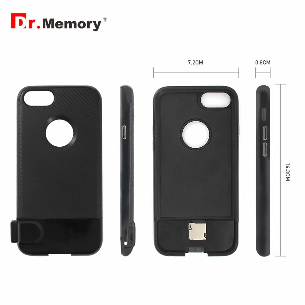 Dr. Memory Многофункциональный беспроводной Чехол для расширения памяти для iPhone 7 6 S 6 противоударный TF кардридер чехол для памяти