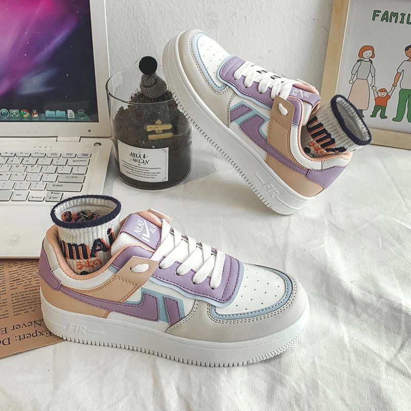 2021 New Women Sneakers White Tennis Women Shoes Canvas Slip On Female Row Shoes Platform Flats Casual Ladies Vulcanize Shoes