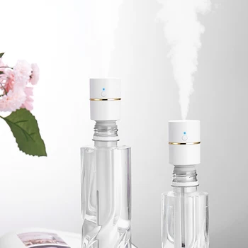 

Portable Small Air Humidifier USB Rechargeable Nebulizer Water Meter Ultrasonic Charging Diffuser different containers based
