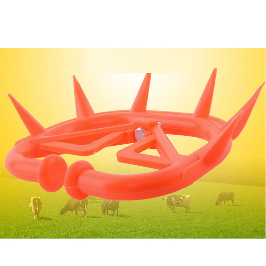 Calf Weaner Mavericks Weaning Thick Plastic Cattle Nose Rings Livestock Equipment Easy To Wean