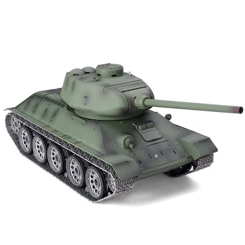 شراءRC Car 1:16 Henglong 3909 T34 2.4Ghz Metal Remote Control Car Vehicle Models 6.0 Version Military RC Tank RTR Toys For Kids