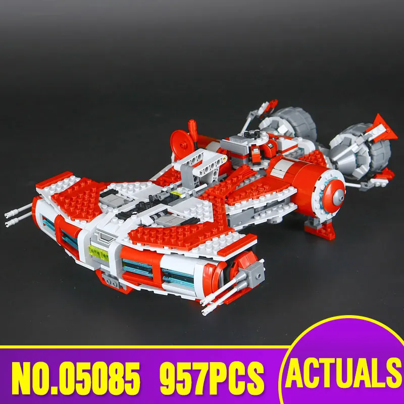 DHL 05085 Star Plan Toys серии War 75025 Defender Class Cruiser Набор строительных блоков детские развивающие игрушки в подарок