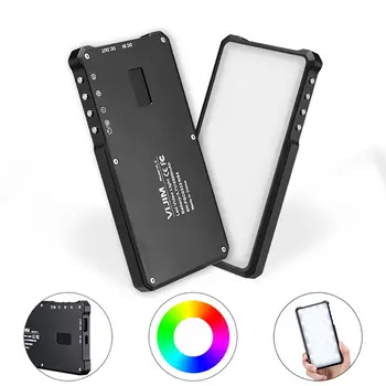 

VIJIM VL-3 RGB LED 3000K-6500K Video Light with OLED Display CRI 96 Vlog Video Photography Fill Light RGB LED Video Light