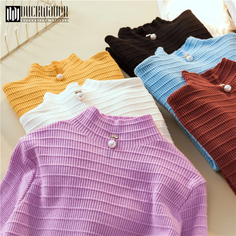 

Autumn Winter Women Pullovers Sweater 2019 Casual Long Sleeve High Elasticity Knitted Sweaters Lady Slim Turtleneck Jumper Tops