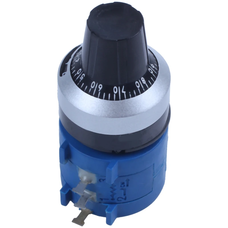 3590S-2-501L 500ohm резистор Ом роторная проволока намотка прецизионный потенциометр горшок с 10 поворотом Счетный циферблат поворотная ручка Весы