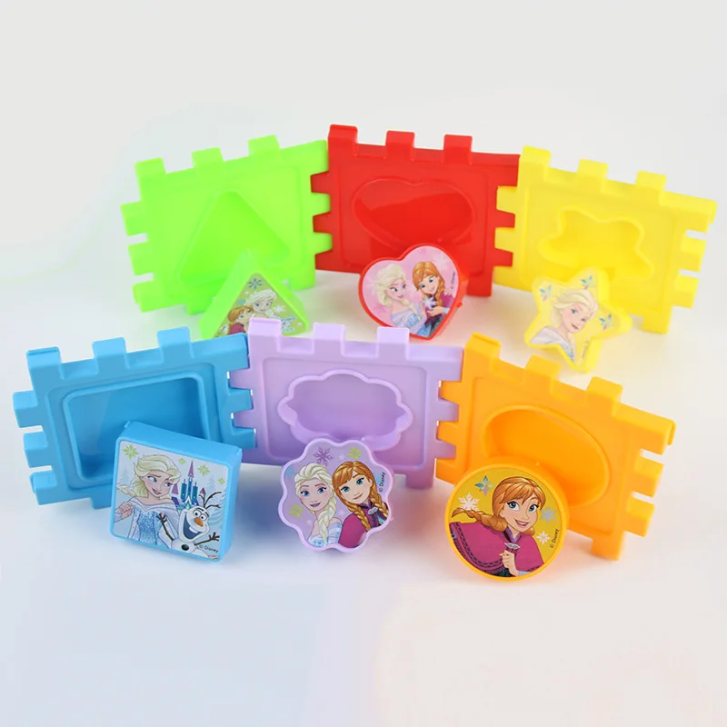 

New Style Children'S Educational Toy Square House Matching Intelligence Box Cartoon Early Childhood Intellectual Inserted Buildi