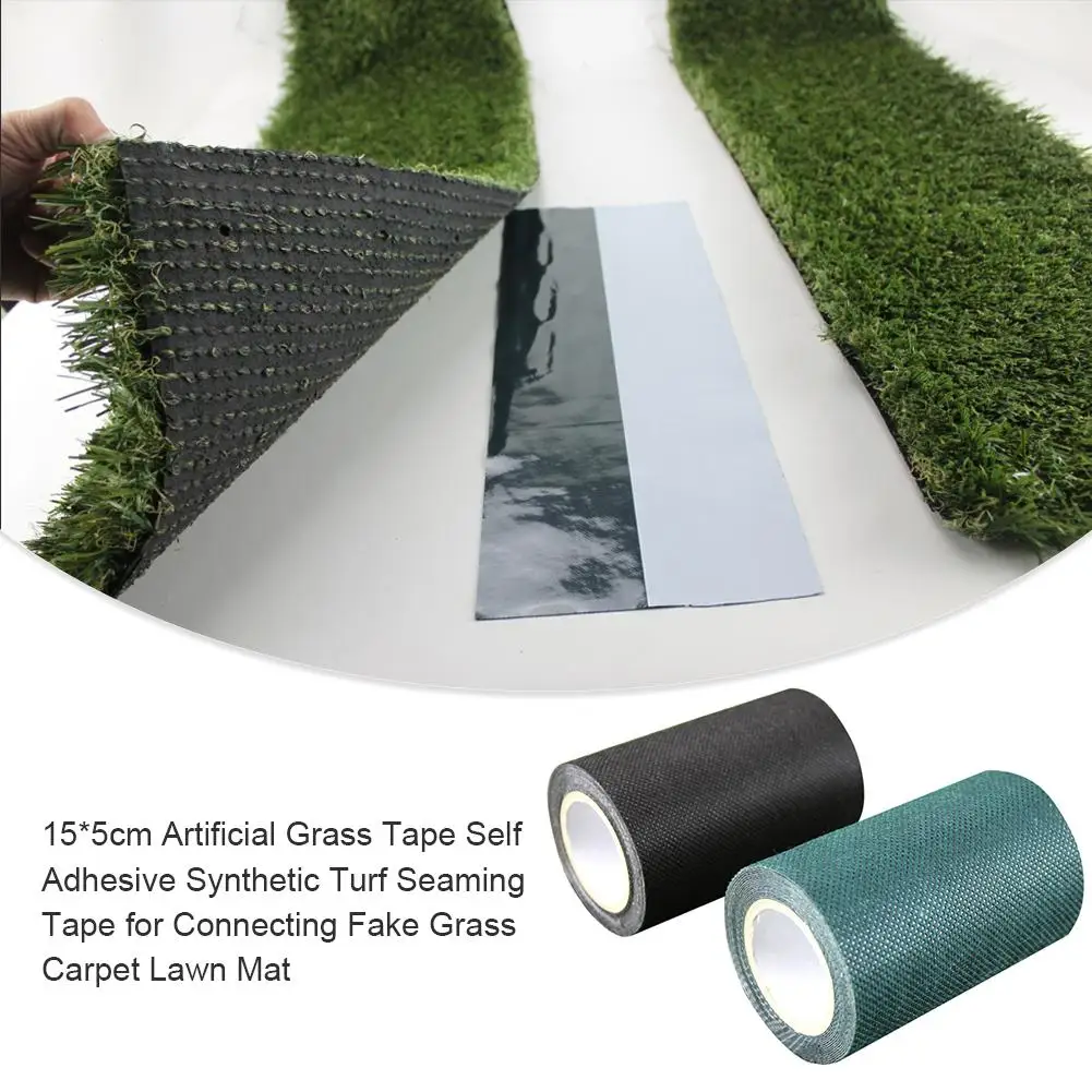 15x5 см искусственная трава самоклеящаяся лента синтетический дерн шовная лента для подключения ковёр искусственная трава коврик для газона сада