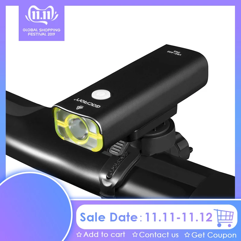 Top Gaciron Bicycle Headlight Bicycle Light Front 400 Lumens LED Lamp 18650 Battery Rechargeable flashlight With 5 modes 0 Top Gaciron Bicycle Headlight Bicycle Light Front 400 Lumens LED Lamp 18650 Battery Rechargeable flashlight With 5 modes 0