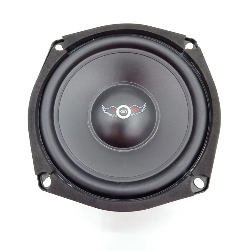 

1pc 5 inch Car Midrange Powerful 150W 4Ohm Steel Custom Frame Rubber Edge Injection Cone Music Player Universal Speakers