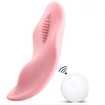 G spot Clitoris Vibrator Wearable Butterfly Strap On Dildo Sex Products Adult Toys For Women Masturbation Vibrating Egg Wireless 2