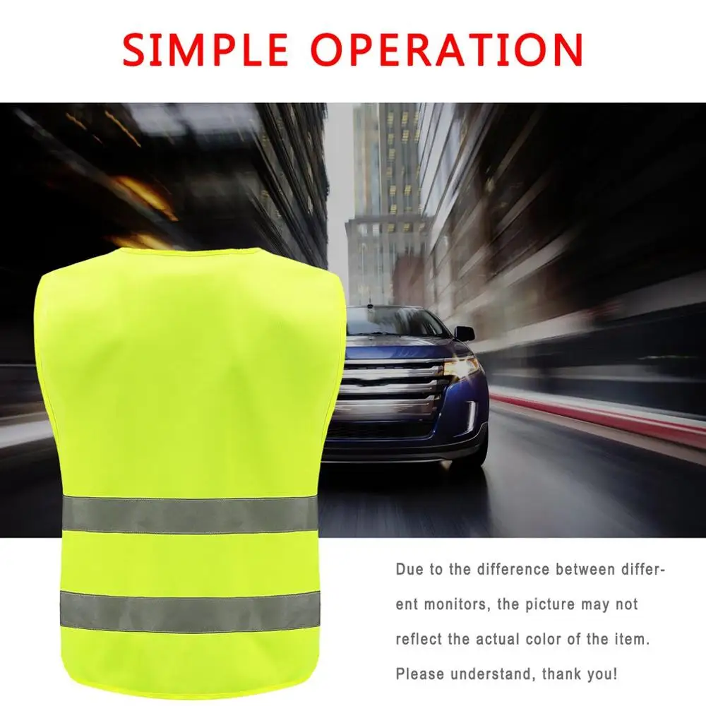 Светоотражающая одежда для автомобиля, защитный жилет для тела, защитное устройство для дорожного движения, для бега, велосипедная одежда, жилет