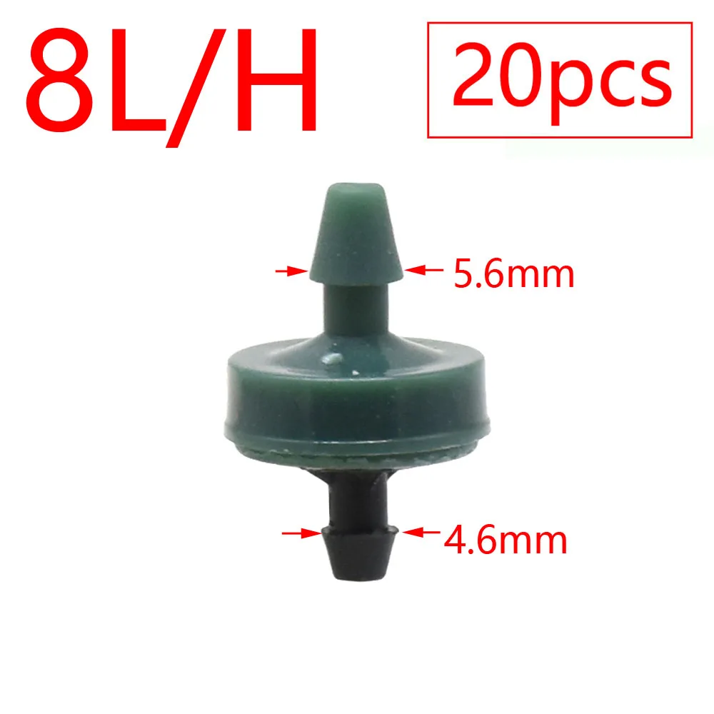 2L 4L 8L Dripper Irrigation 2/4-way Arrow Dropper Connector Cross Water Splitter Emitter Drip Arrow Micro Drip Irrigation System