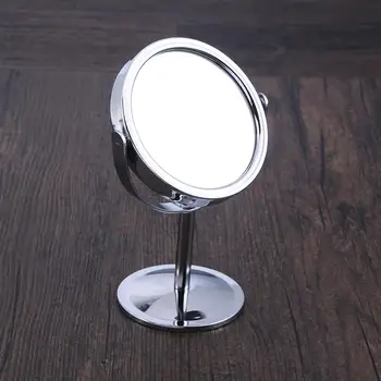 

Makeup Mirrors Double Sided Magnifying Makeup Mirror Table Round Rotary Desk Stand Ladies Women Cosmetic