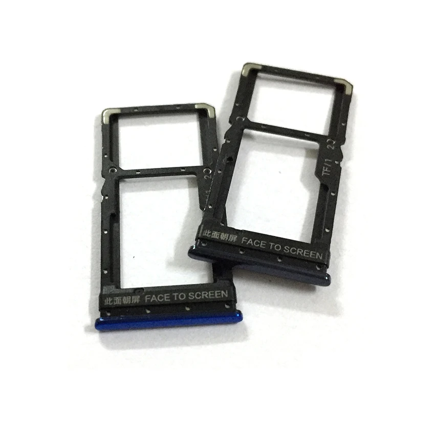 Soporte de bandeja Sim para Xiaomi Mi POCO X3 NFC bandeja de tarjeta SIM Adaptador de soporte de ranura hembra piezas de reparación