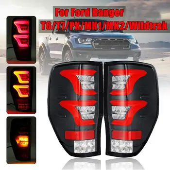 

Pair LED Tail Lights Rear Tail Lamp Brake Lamp For Ford Ranger T6 T7 PX MK1 MK2 Wildtrak 2012 2013 2014 2015 2016 2017 2018 2019