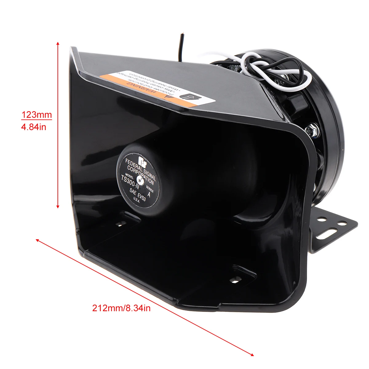 12V 400W 18 тон громкий автомобильный Предупреждение сигнализации полицейская сирена рупор громкоговоритель сирена блок с микрофоном Micphone Системы+ работающего на постоянном токе 12 В в питание для автомобиля