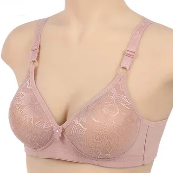 

Plus Size 36-44 B C Cup Flowers Women Wire Free Bras Woman Wireless Push Up Comfortable Without Steel Ring Underwear