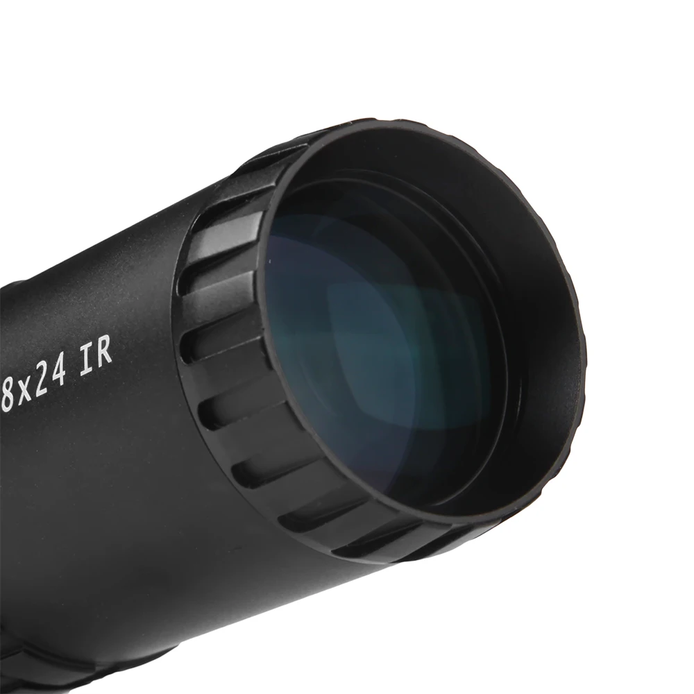 MARCOOL 1-8x24 охотничий оптический компактный прицел с гравированным стеклом с красной подсветкой