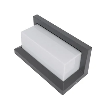 

18W Outdoor Lighting Modern Wall Lamp LED Exterior Wall Waterproof Wall Lamp Die-Cast Aluminum Warm White Light